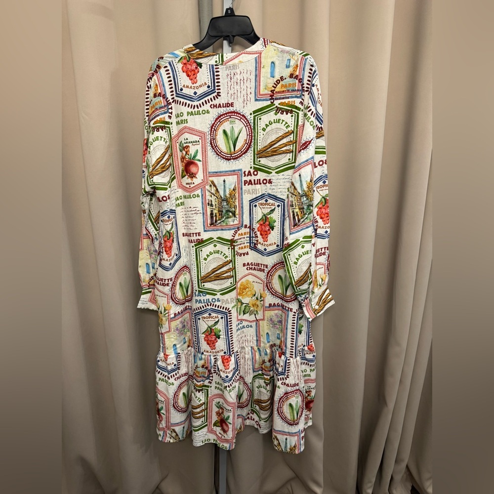 Maison d'Amélie Paris themed 3/4 sleeve dress - Picture 4 of 7